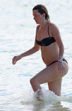 RHEA DURHAM in Bikini on the Beach in Barbados 12/28/2018