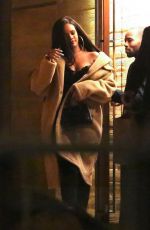 RIHANNA Out for Dinner in Malibu 12/23/2018