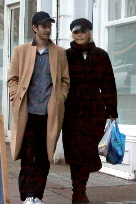 RITA ORA and Andrew Garfield Out Shopping in Primrose Hill 12/23/2018