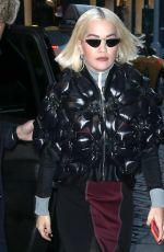 RITA ORA Arrives at Her Hotel in New York 12/18/2018