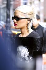 RITA ORA Arrivesa at Mercer Hotel in New York 12/17/2018