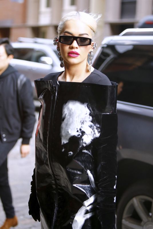 RITA ORA Arrivesa at Mercer Hotel in New York 12/17/2018