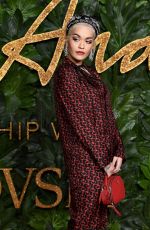 RITA ORA at British Fashion Awards in London 12/10/2018