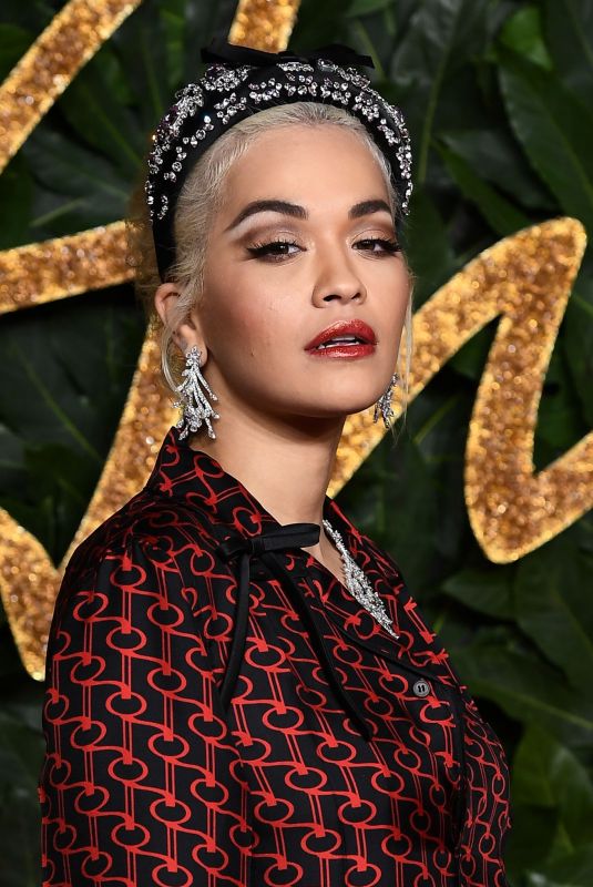RITA ORA at British Fashion Awards in London 12/10/2018