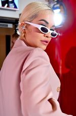 RITA ORA at C Cauet Show at NRJ Radio in Paris 12/20/2018