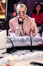 RITA ORA at C Cauet Show at NRJ Radio in Paris 12/20/2018