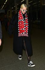 RITA ORA at Euro Star Station in London 12/20/2018