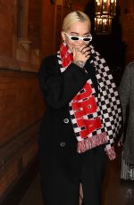 RITA ORA at Euro Star Station in London 12/20/2018