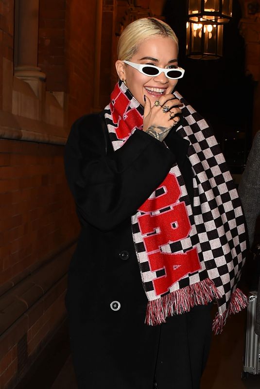 RITA ORA at Euro Star Station in London 12/20/2018