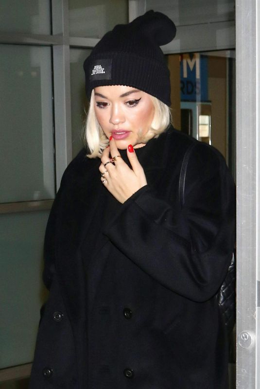 RITA ORA at JFK Airport in New York 12/14/2018
