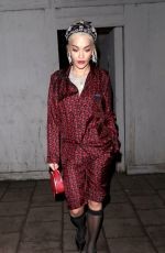 RITA ORA at Miuccia Prada Party in London 12/10/2018