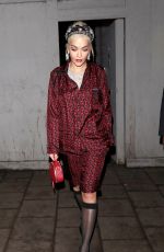 RITA ORA at Miuccia Prada Party in London 12/10/2018