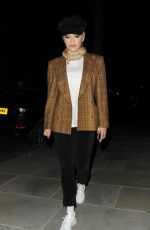 RITA ORA Leaves Graham Norton Christmas Special Show in London 12/12/2018