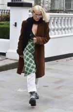 RITA ORA Leaves Her Home in London 11/07/2018