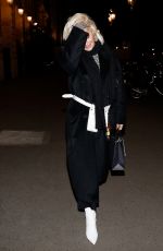 RITA ORA Night Out in Paris 12/20/2018