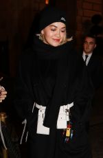 RITA ORA Night Out in Paris 12/20/2018