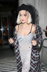 RITA ORA Out and About in London 12/14/2018