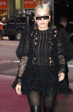 RITA ORA Out in New York 12/17/2018