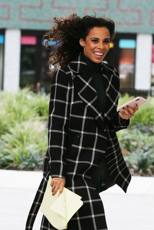 ROCHELLE HUMES at ITV Studios in London 12/12/2018