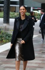 ROCHELLE HUMES at ITV Studios in London 12/14/2018