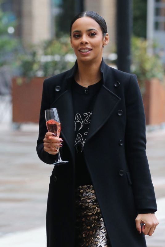 ROCHELLE HUMES at ITV Studios in London 12/14/2018