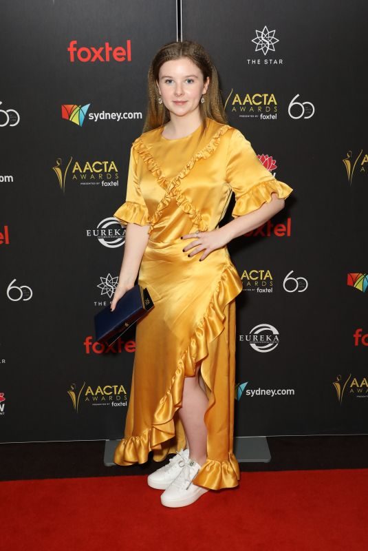 RUBY REES at AACTA Awards Industry Luncheon in Sydney 12/03/2018