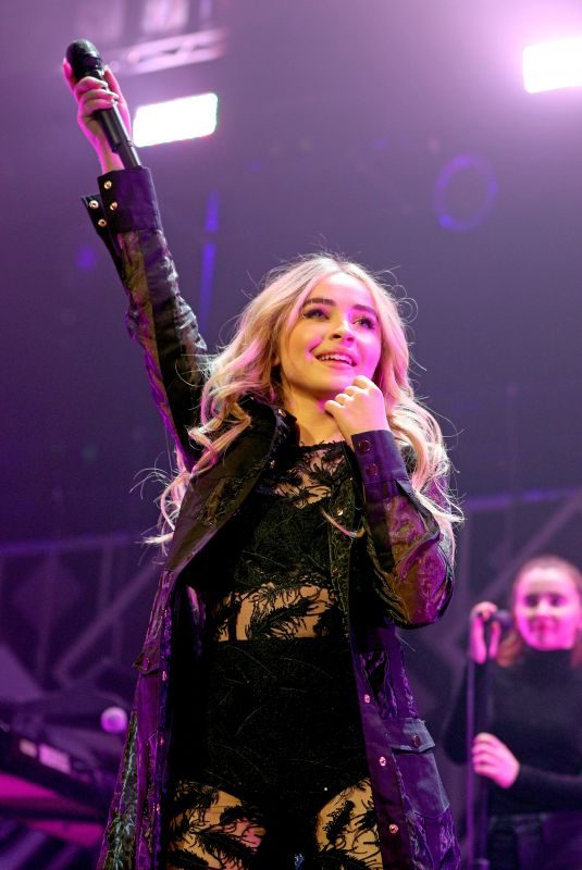 SABRINA CARPENTER Performs at Iheart Radio Jingle Ball in Saint Paul 12/03/2018