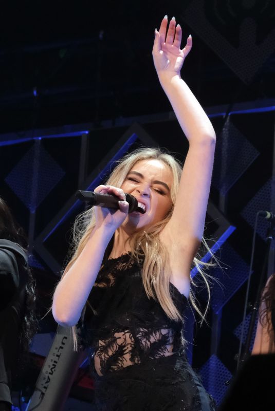 SABRINA CARPENTER Performs at Y100’s Jingle Ball in Sunrise 12/16/2018