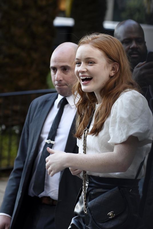 SADIE SINK Leaves Four Seasons Hotel in Buenos Aires 12/08/2018