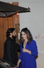 SANDRA BULLOCK Out for Dinner in Sao Paulo 12/09/2018