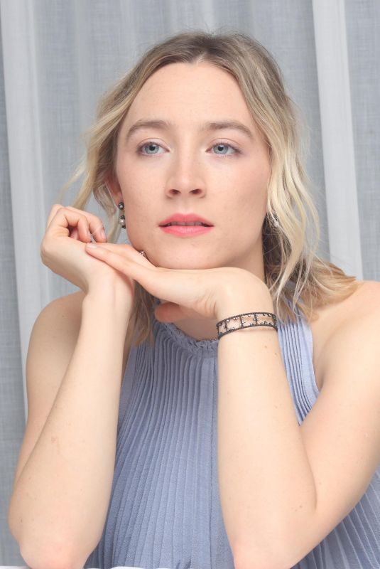 SAOIRSE RONAN at Mary, Queen of Scots Press Conference in Los Angeles 11/28/2018