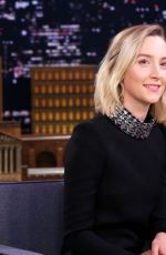 SAOIRSE RONAN at Tonight Show Starring Jimmy Fallon in New York 12/04/2018