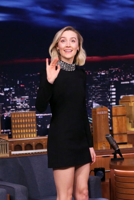 SAOIRSE RONAN at Tonight Show Starring Jimmy Fallon in New York 12/04/2018