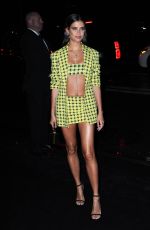 SARA SAMPAIO Arrives at Versace Fashion Show in New York 12/02/2018