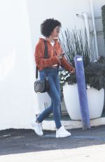 SARAH HYLAND Leaves Medical Spa in Santa Monica 12/21/2018