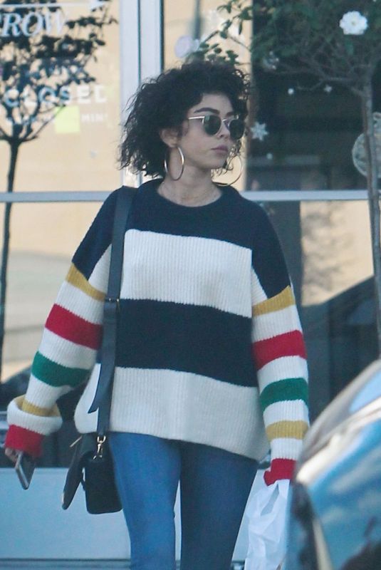 SARAH HYLAND Out and About in Los Angeles 12/20/2018
