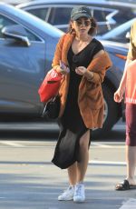 SARAH HYLAND Out Shopping in Los Angeles 12/16/2018