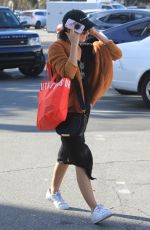 SARAH HYLAND Out Shopping in Los Angeles 12/16/2018
