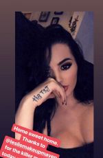 SARAYA-JADE BEVIS aka PAIGE - Instagram Pictures, December 2018