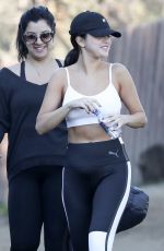 SELENA GOME in Tights Out Hiking in Malibu 12/19/2018