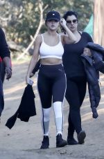 SELENA GOME in Tights Out Hiking in Malibu 12/19/2018
