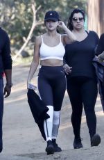 SELENA GOME in Tights Out Hiking in Malibu 12/19/2018