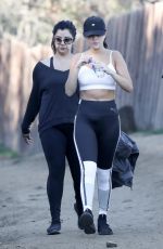 SELENA GOME in Tights Out Hiking in Malibu 12/19/2018
