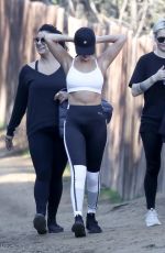 SELENA GOME in Tights Out Hiking in Malibu 12/19/2018