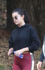 SELENA GOMES Hiking in Los Angeles 12/22/2018
