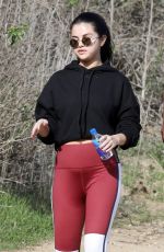 SELENA GOMES Hiking in Los Angeles 12/22/2018