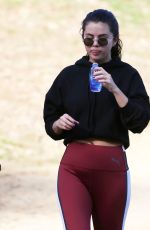 SELENA GOMES Hiking in Los Angeles 12/22/2018