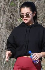 SELENA GOMES Hiking in Los Angeles 12/22/2018