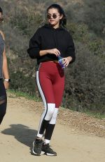 SELENA GOMES Hiking in Los Angeles 12/22/2018