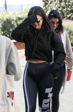 SELENA GOMEZ Arrives at a Gym in Los Angeles 12/31/2018
